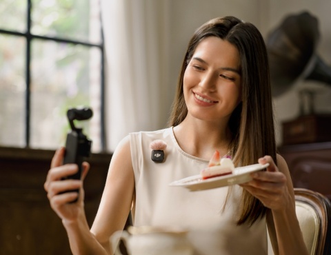 DJI Mic 3 (2 TX + 1 RX) Mikrofony bezprzewodowe z odbiornikiem