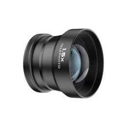 FREEWELL Fujifilm X100VI/V 1.5x Telephoto Lens Black - telekonwerter 1.5x