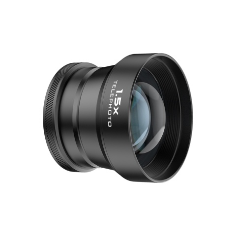 FREEWELL Fujifilm X100VI/V 1.5x Telephoto Lens Black - telekonwerter 1.5x