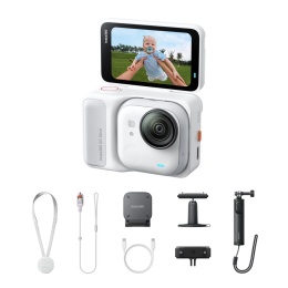 Insta360 GO Ultra Creator Bundle (Arctic White) - kamera sportowa 53g