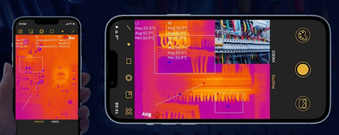 Kamera termowizyjna do telefonu Xinfrared T2S+ USB-C