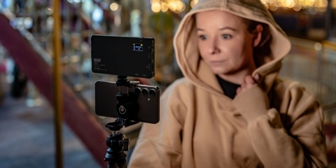 Lampa fotograficzna RGB Oświetlenie LED Newell Rangha