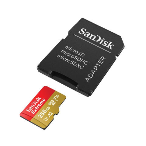 Karta pamięci SanDisk Extreme microSDXC 256 GB 190 / 130 MB/s
