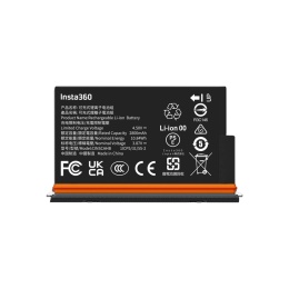 Insta360 X5 Ultra Battery, powiększony akumulator o pojemności 2800 mAh
