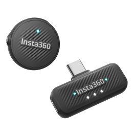 Insta360 Mic Air (1 TX + 1 RX) - Mikrofon bezprzewodowy z odbiornikiem do kamer Insta360 i smartfonów