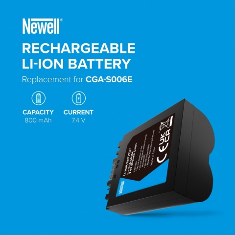 Akumulator CGA-S006E do Panasonic zamiennik - Newell