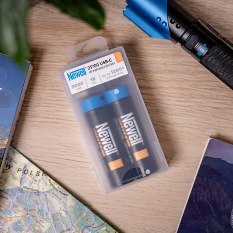 Akumulator USB-C 21700 5000 mAh 2 szt. blister - Newell