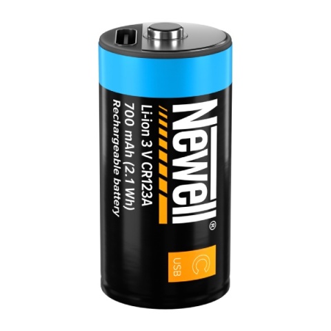Akumulator USB-C CR123A 700 mAh 2 szt. blister - Newell