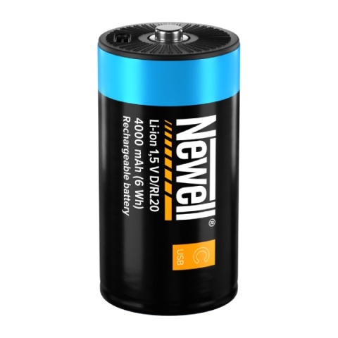 Akumulator USB-C D/R20 4000 mAh 2 szt. blister - Newell