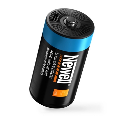 Akumulator USB-C D/R20 4000 mAh 2 szt. blister - Newell