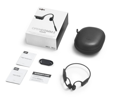 Bezprzewodowe słuchawki kostne Shokz OpenComm2 2025 Upgrade