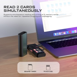 FREEWELL Duo Card Reader - Czytnik i pokrowiec kart SD i microSD