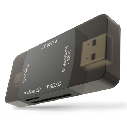 Czytnik kart pamięci Hub OTG 3w1 - Newell