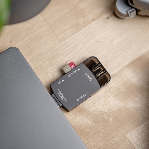 Czytnik kart pamięci Hub OTG 3w1 - Newell