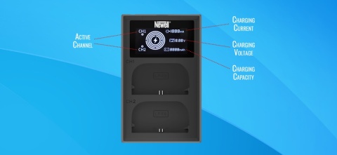 Ładowarka dwukanałowa do akumulatorów NP-BX1 Newell do Sony