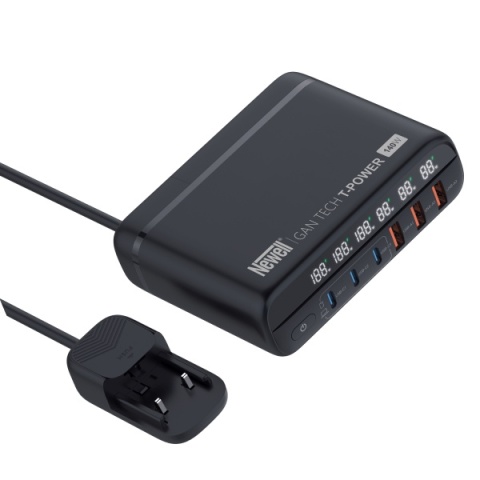 Ładowarka sieciowa z zestawem adapterów GaN Tech T-power 140W Newell
