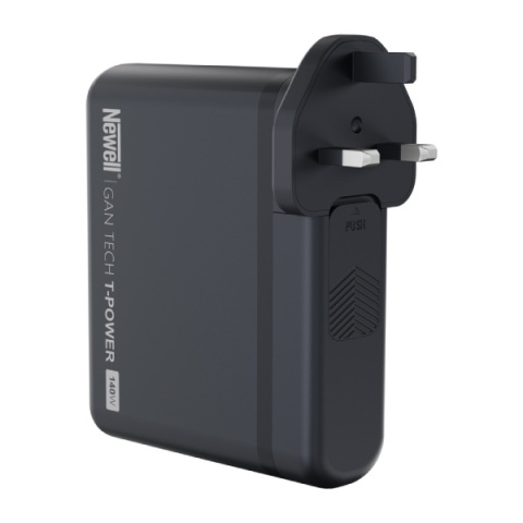 Ładowarka sieciowa z zestawem adapterów GaN Tech T-power 140W Newell