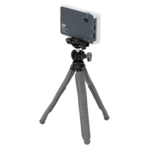 Lampa LED RGB-W z dyfuzorem i statywem Rangha Set - Newell