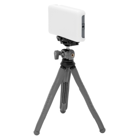 Lampa LED RGB-W z dyfuzorem i statywem Rangha Set - Newell