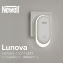 Lampka nocna z czujnikiem zmierzchu Lunova - Newell