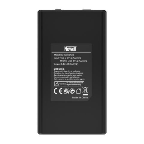 Newell Ładowarka dwukanałowa do akumulatorów Insta360 X3