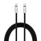 Kabel USB-C - USB-C 100 W 2 m Silikonowy Czarny - Newell