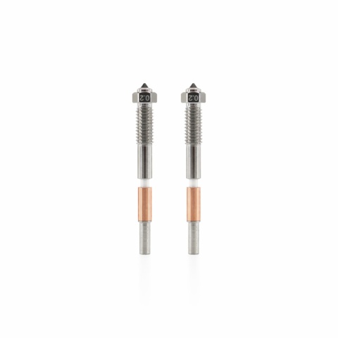 QIDI Plus4 Bimetal Nozzles 0.4mm - dysze do drukarki 3D (2 szt. w zestawie)