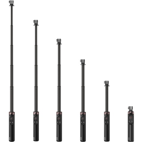 Selfie stick Regulowany z Pilotem Bluetooth do GoPro DJI Insta360