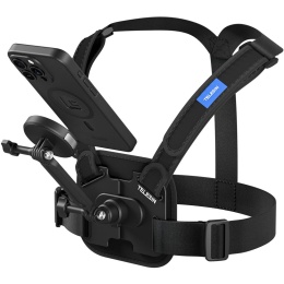 Uprząż piersiowa z czarnym etui MagSafe do Apple iPhone 16 Pro