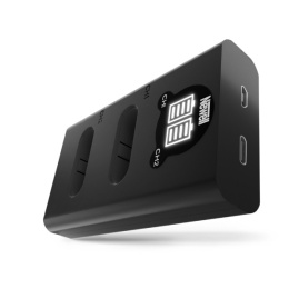 Zestaw ładowarka dwukanałowa z 2 bateriami NP-BX1 Newell do Sony