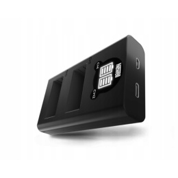 Zestaw ładowarka dwukanałowa DL-USB-C i 2 akumulatory LP-E12 do Canon