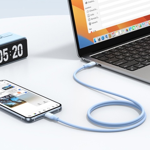 Kabel USB-C - USB-C Silicone Fast Charging - UGREEN