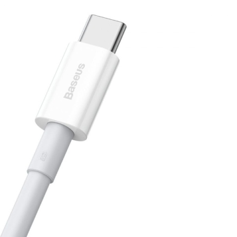 Kabel USB - USB-C 1m - Baseus Superior Series 66W (Biały)