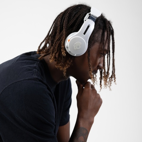 Słuchawki bezprzewodowe Skullcandy ICON ANC (BONE/ORANGE)