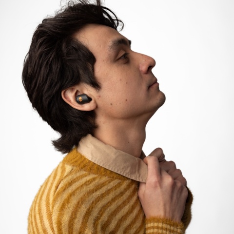 Słuchawki douszne bezprzewodowe Skullcandy SESH ANC ACTIVE (BLACK/ORANGE)