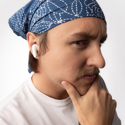 Słuchawki douszne Skullcandy RAIL TRUE (BONE)