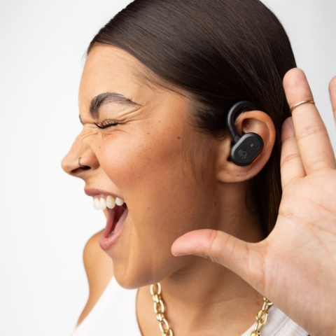 Słuchawki douszne Skullcandy Skullcandy Push Active True (BLACK/ORANGE)