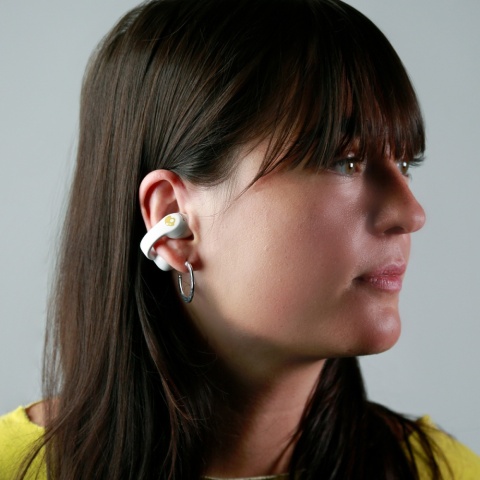 Słuchawki bezprzewodowe kostne PUSH 720 (BONE/GOLD)