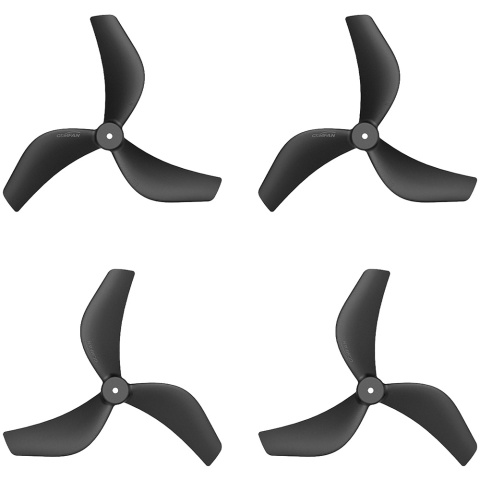 Śmigła drona BETAFPV Gemfan 2218 3-Blade Propellers 1.5mm Shaft (Black)