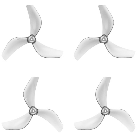 Śmigła drona BETAFPV Gemfan 2218 3-Blade Propellers 1.5mm Shaft (Transparent Grey)