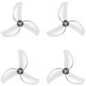 Śmigła drona BETAFPV Gemfan 1611 3-Blade Propellers 1.5mm Shaft (Transparent Grey)