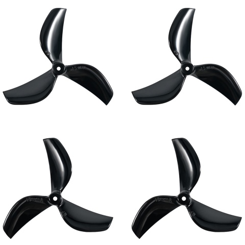 Śmigła drona BETAFPV Gemfan 45mm 3-Blade Propellers 1.5mm Shaft 4PCS (Black)