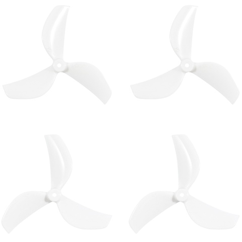 Śmigła drona BETAFPV Gemfan 45mm 3-Blade Propellers 1.5mm Shaft 4PCS (White)