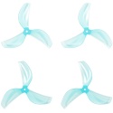 Śmigła drona BETAFPV Gemfan 45mm 3-Blade Propellers 1.5mm Shaft 4PCS (Clear Blue)