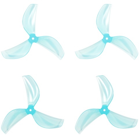 Śmigła drona BETAFPV Gemfan 45mm 3-Blade Propellers 1.5mm Shaft 4PCS (Clear Blue)