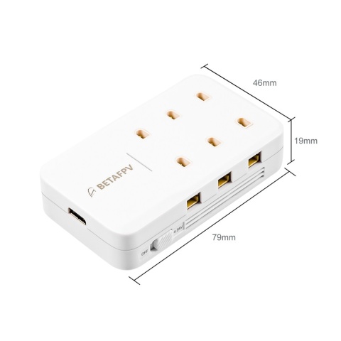 Ładowarka do akumulatorów drona BETAFPV 6 Ports 1S Battery Charger & Adapter