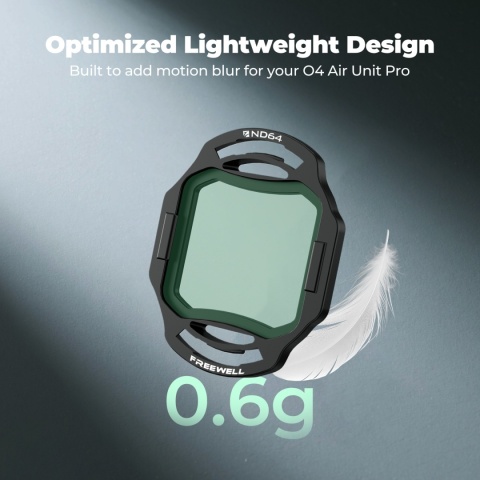 FREEWELL DJI O4 Air Unit Filters Standard Day 4-Pack - Zestaw filtrów ND