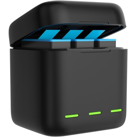 Ładowarka trójkanałowa Box do GoPro Hero 9/10/11/12 - Telesin