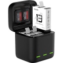 Ładowarka 3 slotowa do akumulatorów GoPro HERO13 - Telesin