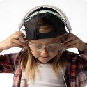 Słuchawki Nauszne Dla Dzieci Skullcandy Grom Kids Wired (Bone Seafoam)